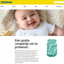 Gratis een nieuw babyrompertje van Zeeman