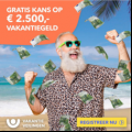  Gratis kans maken op € 2.500,- vakantiegeld
