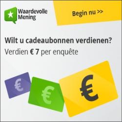 Verdien gratis diverse cadeaubonnen