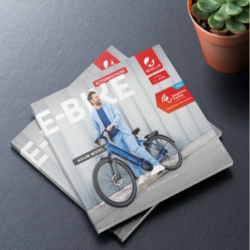 Vraag de e-bike brochure gratis aan