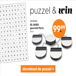 Win een Blokker Gourmet Party t.w.v. 99.99 euro