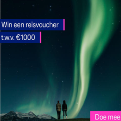 Win een reisvoucher t.w.v. €1000,-