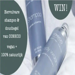 Win hervulbare en vegan shampoo & douchegel