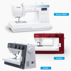 Win één van deze 3 naaimachines van Janome