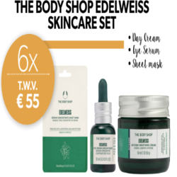 Win The Body Shop Edelweiss skincare set