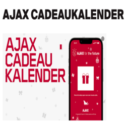 Win wekelijks december kerst kalender prijzen op Ajax.nl