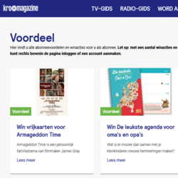 Win wisselende prijzen op Kromagazine.nl