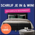  Win een complete Boxspringset t.w.v. 1999,-