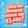  Win een droomreis t.w.v. €3.000,-