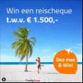  Win een reischeque t.w.v. €1.500,-